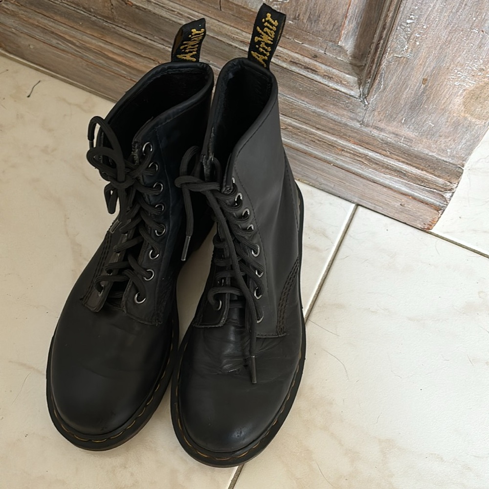 Dr. Martens Black Lace-Up Boots